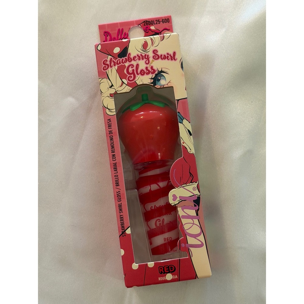 Ioni Dollys Adventure Strawberry Swirl Gloss Red Lip Gloss 26DOL25-600 New